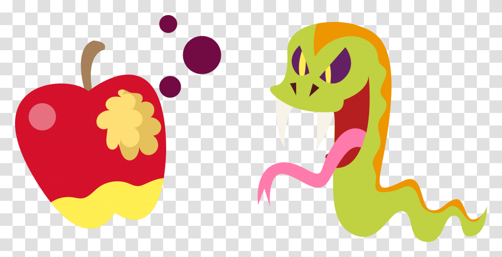 Vector Snake Eat Apples Transparent Png