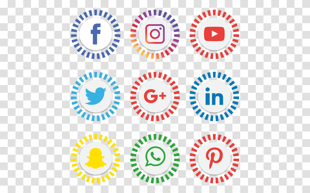Vector Social Media Logo, Label, Number Transparent Png