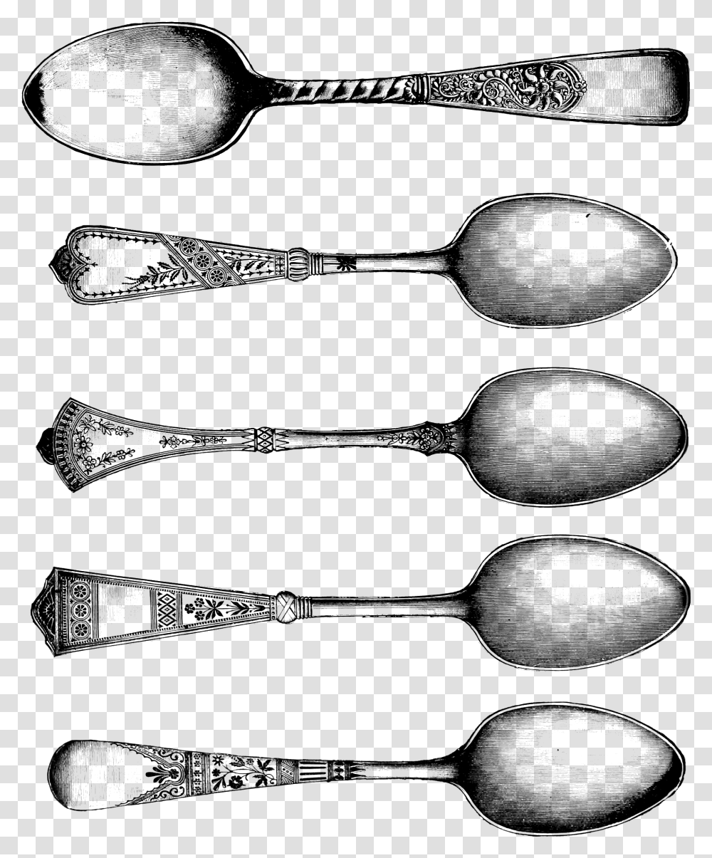 Vector Spoon Fancy Spoons Clipart, Gray, World Of Warcraft Transparent Png