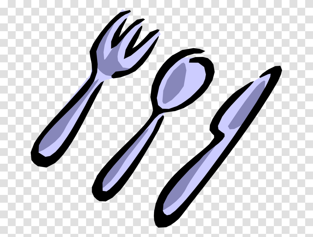 Vector Spoon Illustration Cutlery Clipart, Fork, Brush, Tool, Toothbrush Transparent Png