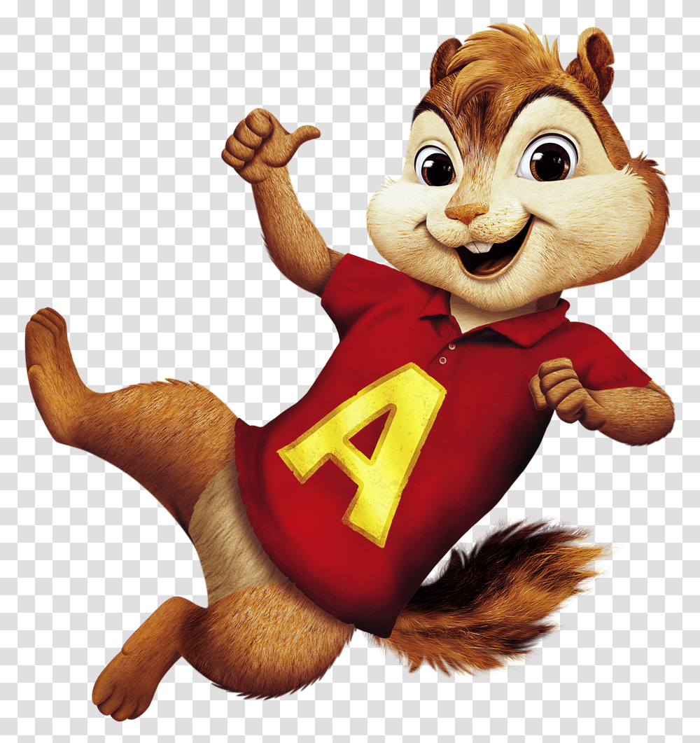 Vector Squirrel Chipmunk Alvin And The Chipmunks Sticker, Mascot, Person, Human, Toy Transparent Png