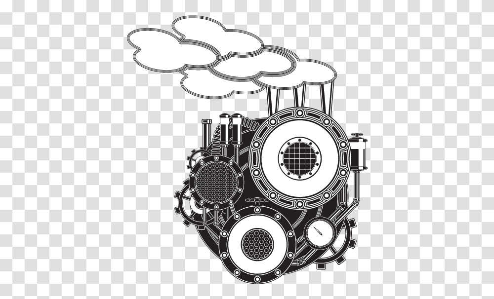 Vector Steam Illustrator Steam Machine Vector, Engine, Motor, Wristwatch, Camera Transparent Png