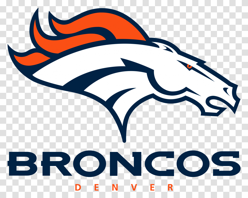 Vector Stencil Denver Broncos Logo, Animal, Sea Life, Mammal, Symbol Transparent Png