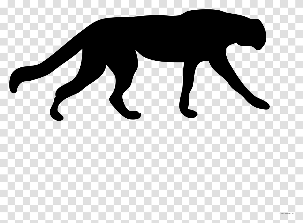 Vector Stock Cheetah Black And White Clipart Black Panther Cartoon, Gray, World Of Warcraft, Halo Transparent Png