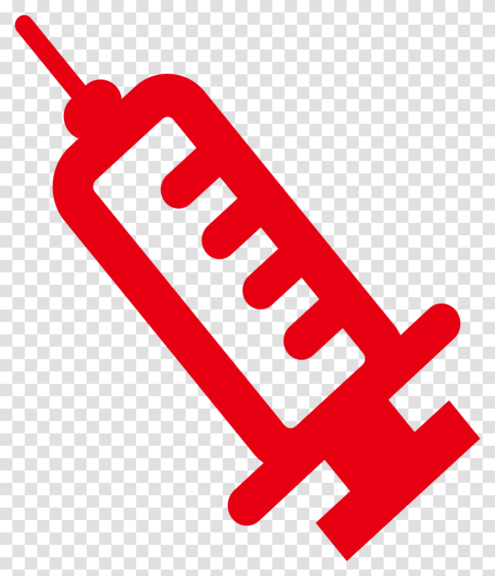 Vector Syringe Red Medical Symbol Clip Art Hepatitis B, Weapon, Weaponry, Blade, Dynamite Transparent Png