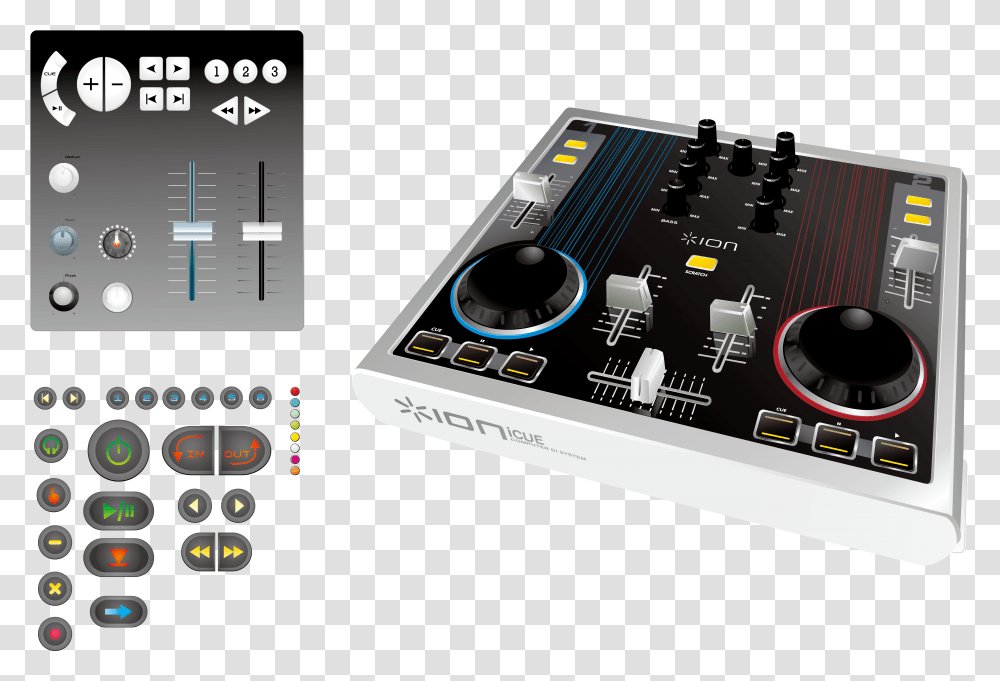 Vector System Music Dj Mixer Vector, Electronics, Indoors, Cd Player, Stereo Transparent Png