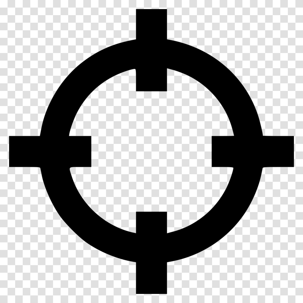 Vector Target Stencil Fortnite Kill Icon, Cross, Silhouette, Sign Transparent Png