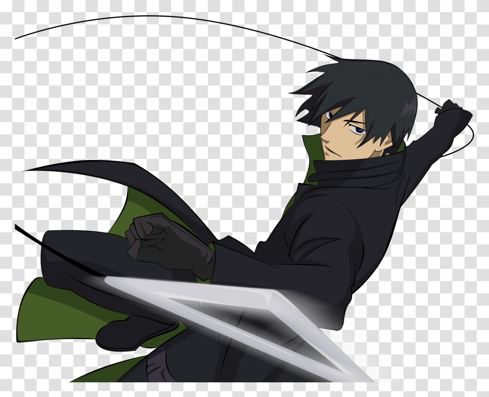 Vector Trace Darker The Black Anime, Person, Human, Manga, Comics Transparent Png