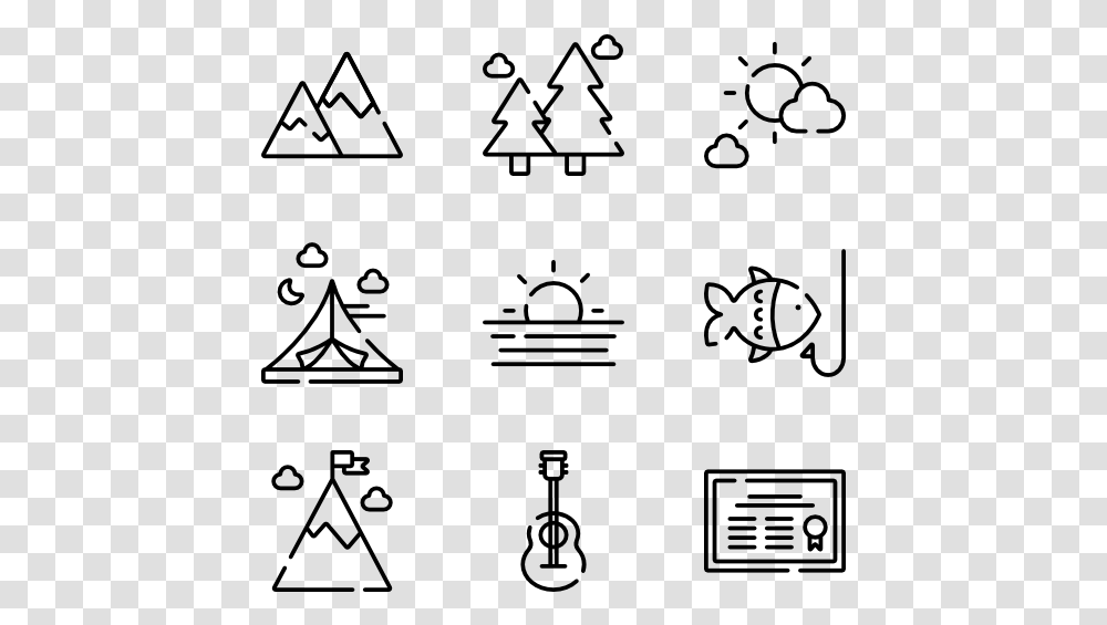 Vector Triangles Mountains Adventure Icons, Gray, World Of Warcraft Transparent Png