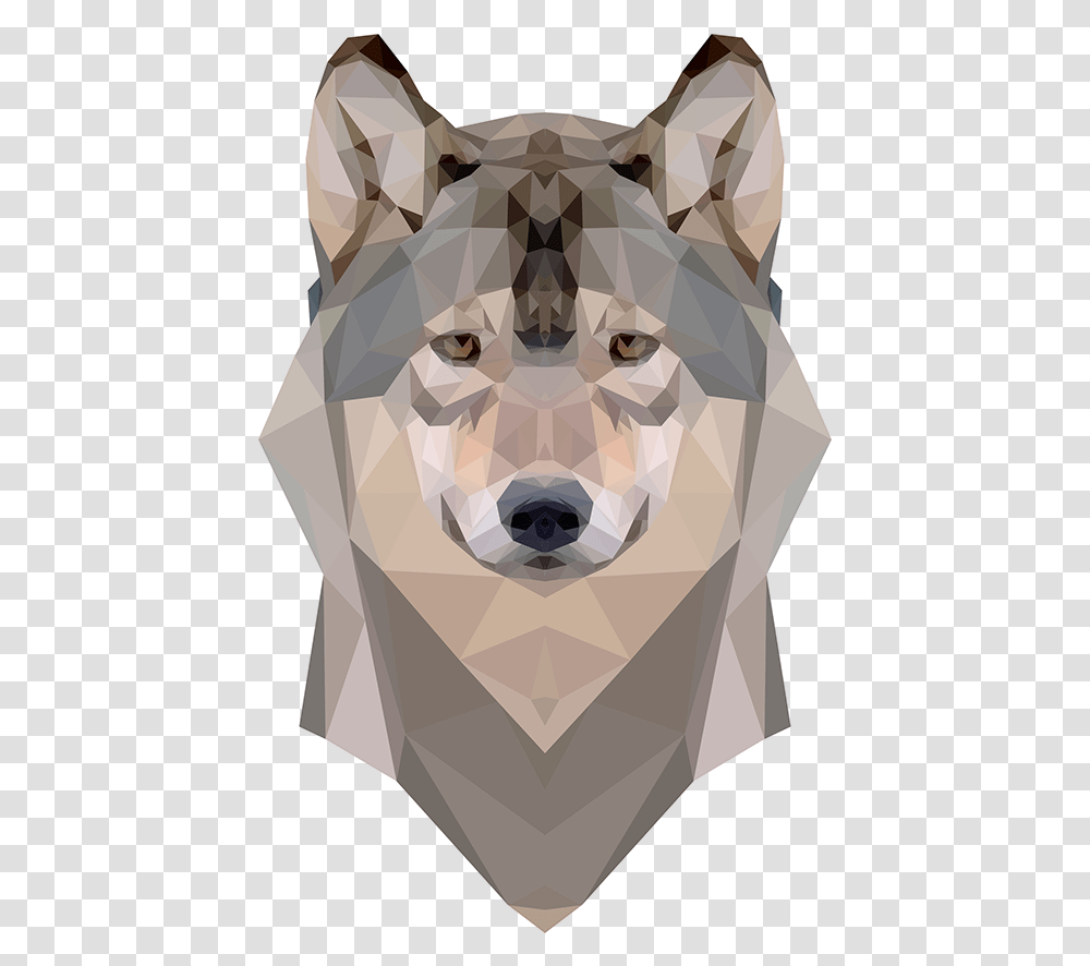 Vector Triangles Wolf Dog, Mammal, Animal, Wildlife, Rug Transparent Png
