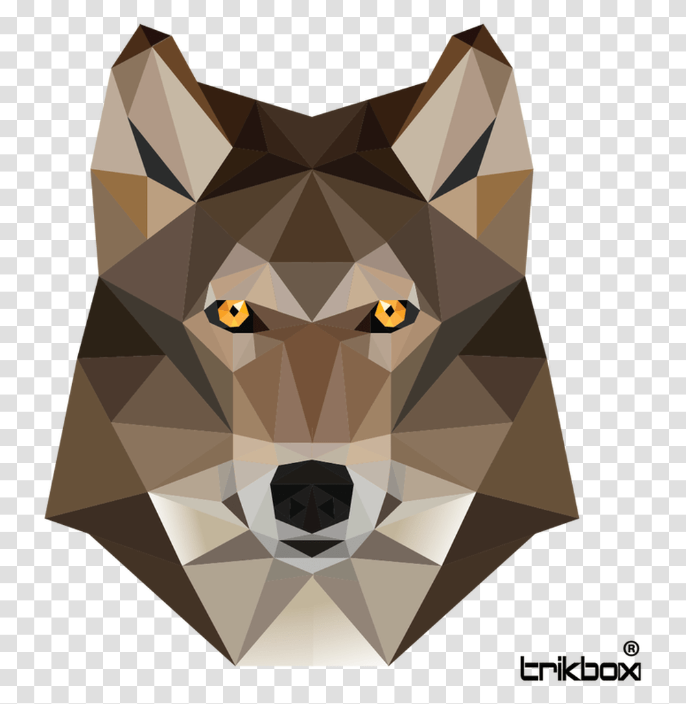 Vector Triangles Wolf Red Fox, Mammal, Animal, Rug, Red Wolf Transparent Png