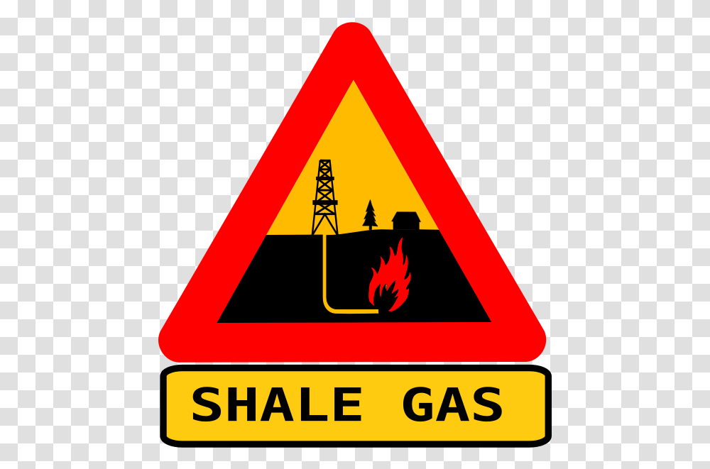 Vector Warning Sign For Shale Gas Fracking Shale Gas, Road Sign Transparent Png