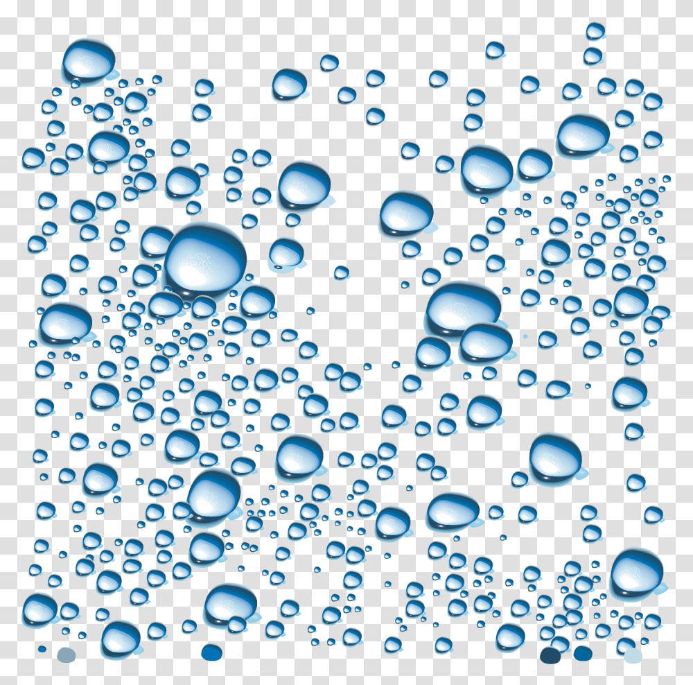 Vector Water Drops Download Water Bubbles, Droplet, Word Transparent Png