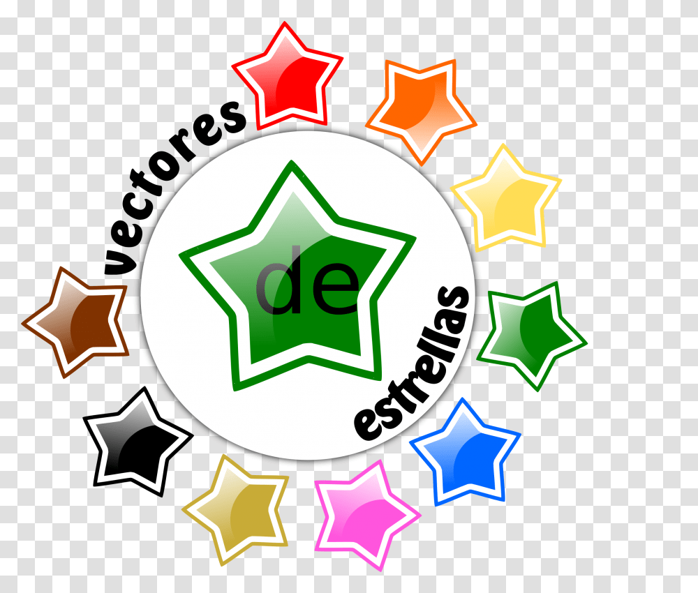 Vectores De Estrellas Icons, Star Symbol, Recycling Symbol, Logo Transparent Png