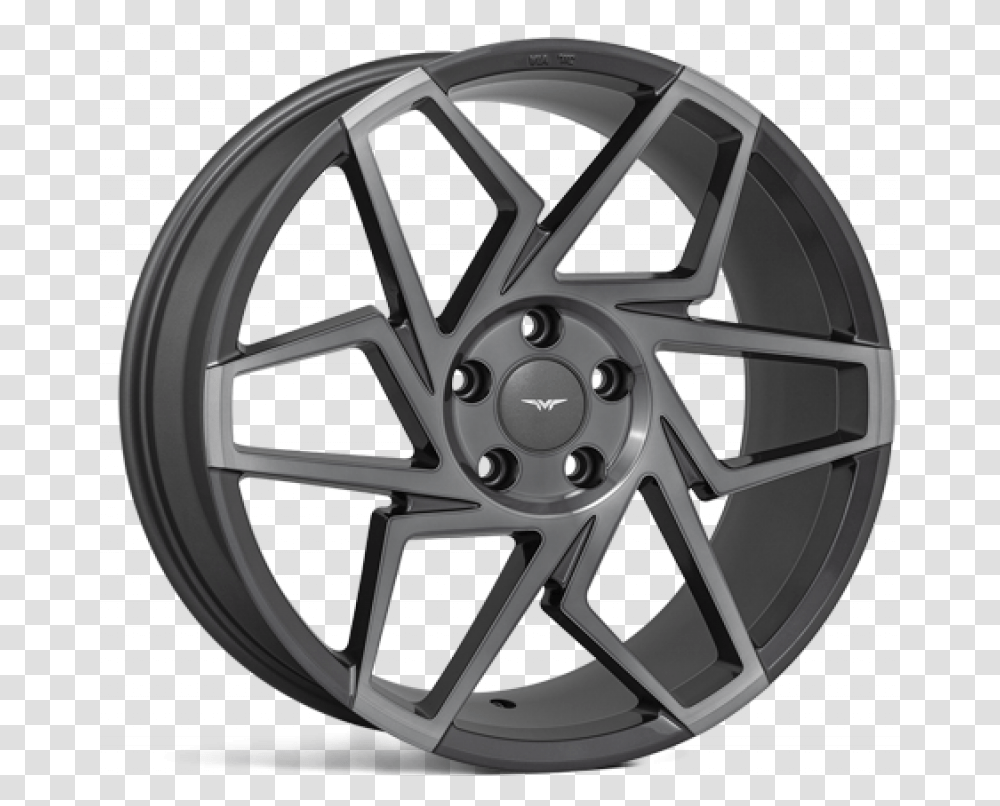 Veemann V Fs27r Graphite Smoke Machined Speedline 15 Inch Wheels, Tire, Car Wheel, Spoke, Alloy Wheel Transparent Png