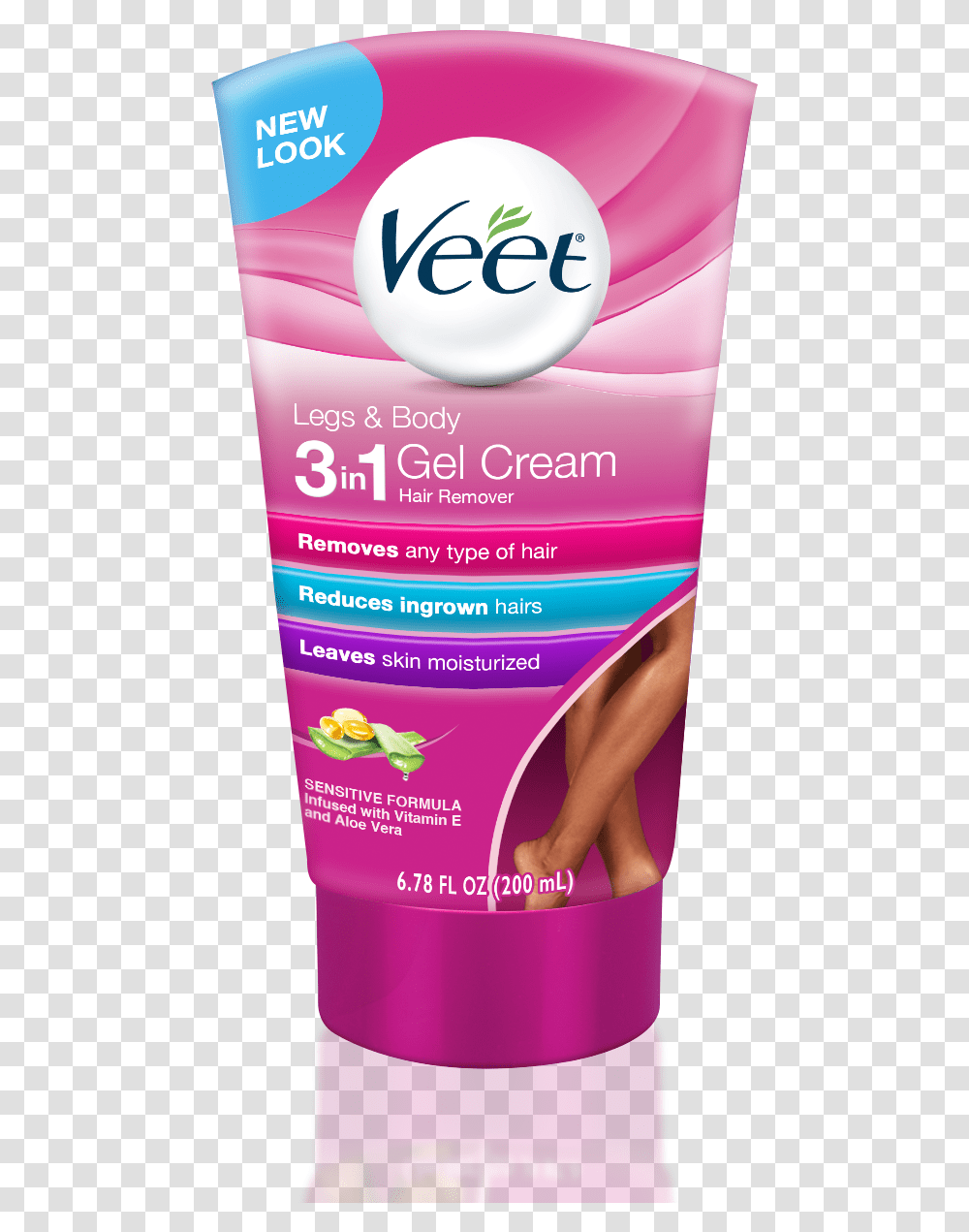 Veet Gel Cream, Bottle, Cosmetics, Sunscreen, Shampoo Transparent Png