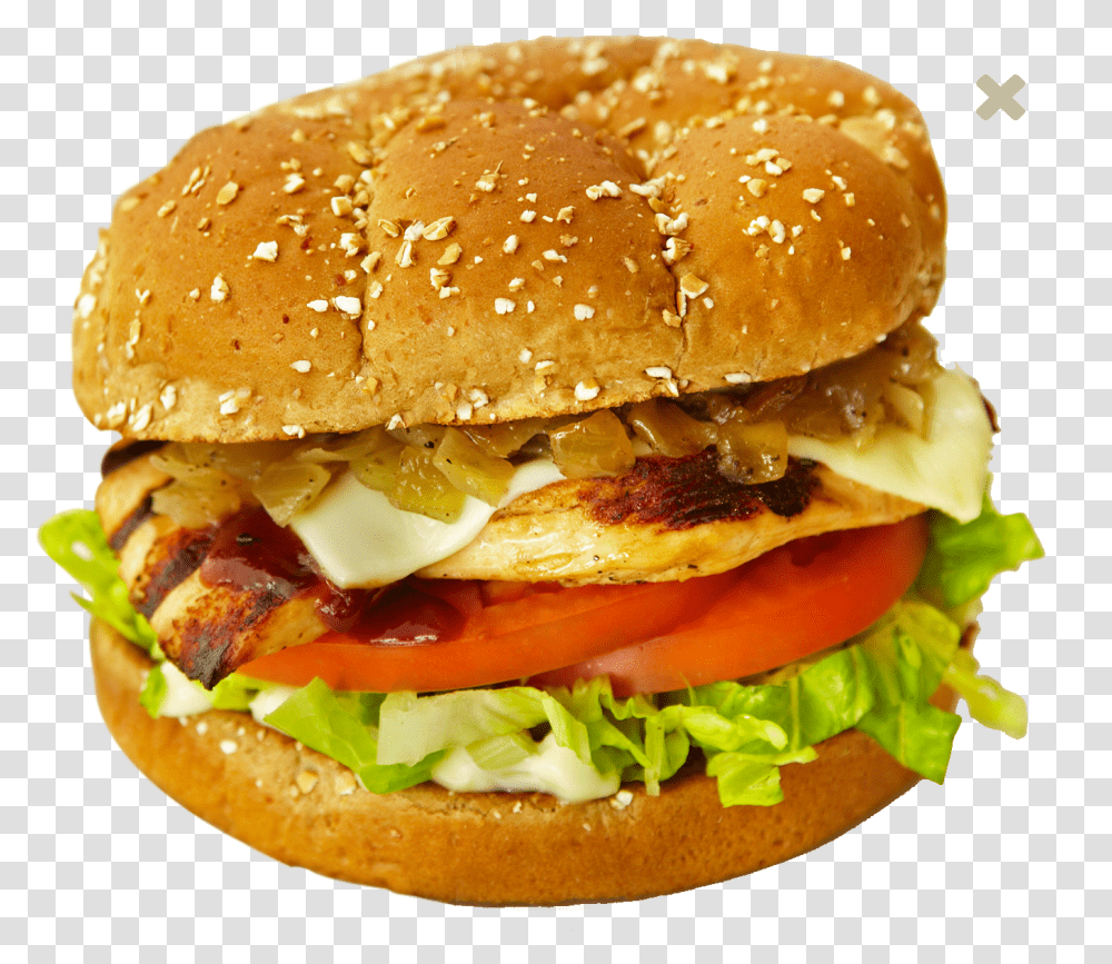 Veg Burger, Food Transparent Png
