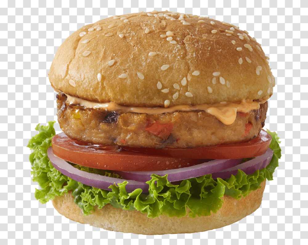 Veg, Burger, Food Transparent Png