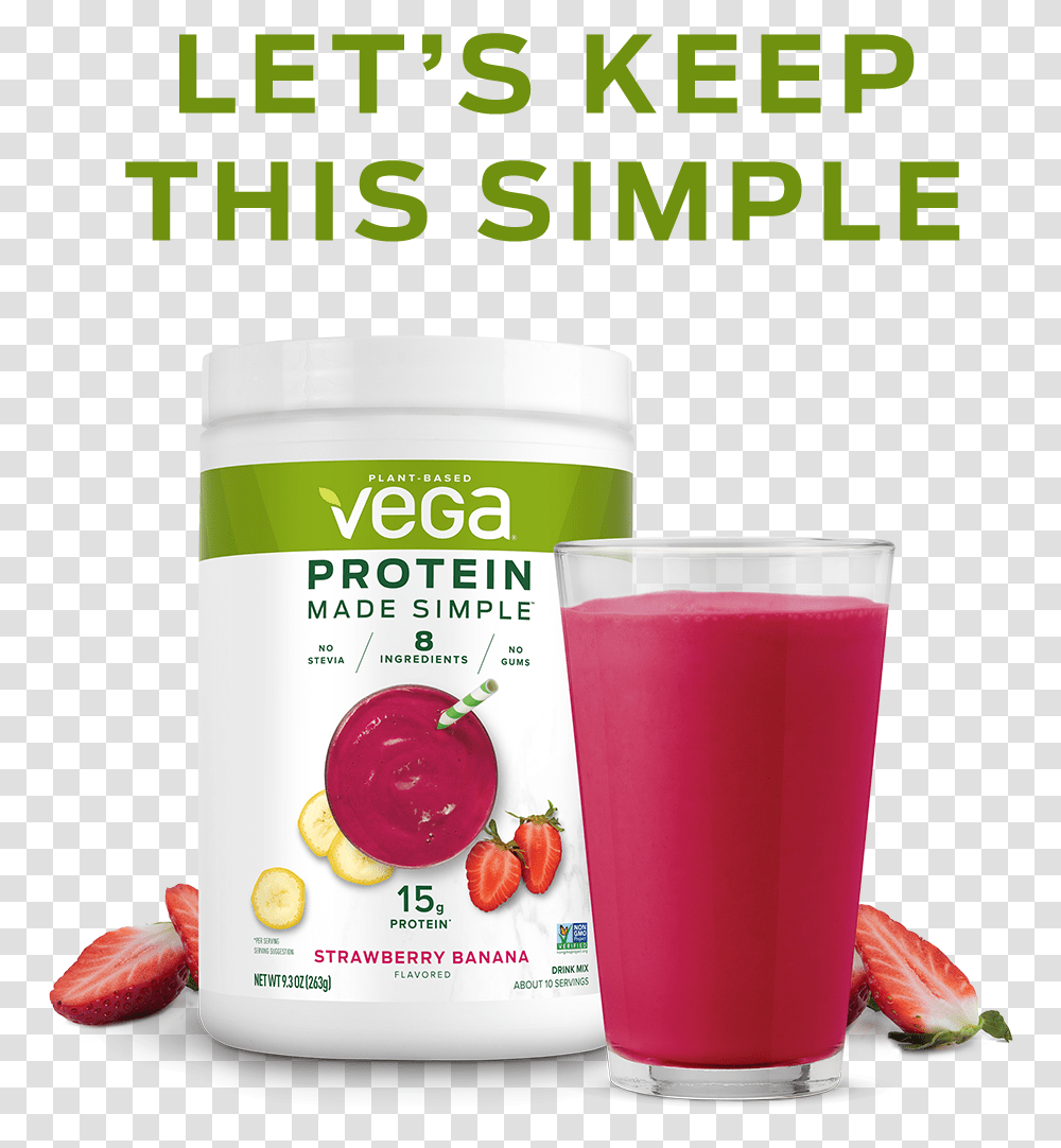 Vega One, Juice, Beverage, Plant, Food Transparent Png