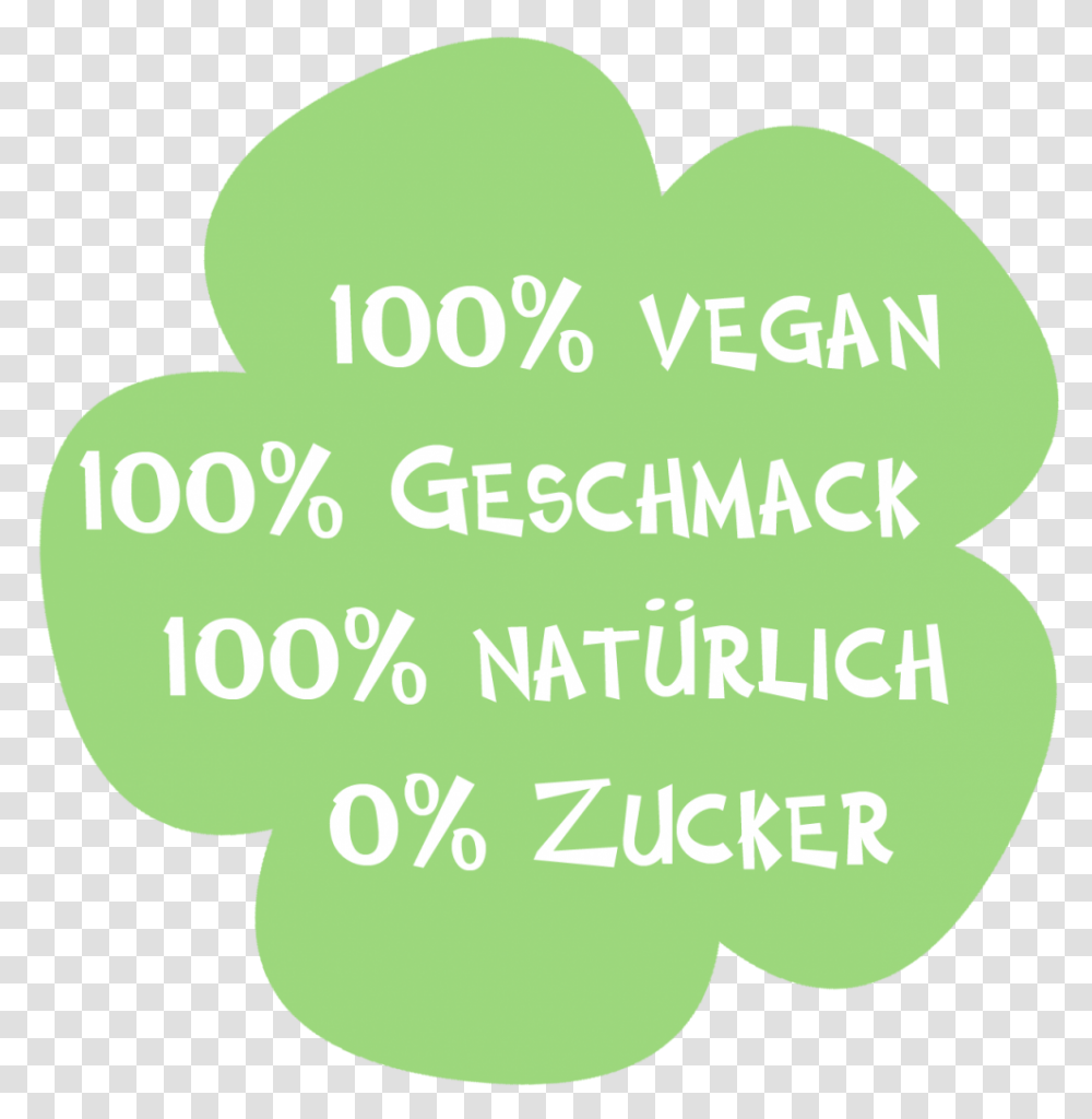 Vegan 100 Geschmack 100 Natrlich 0 Zucker Heart, Plant, Label, Word Transparent Png