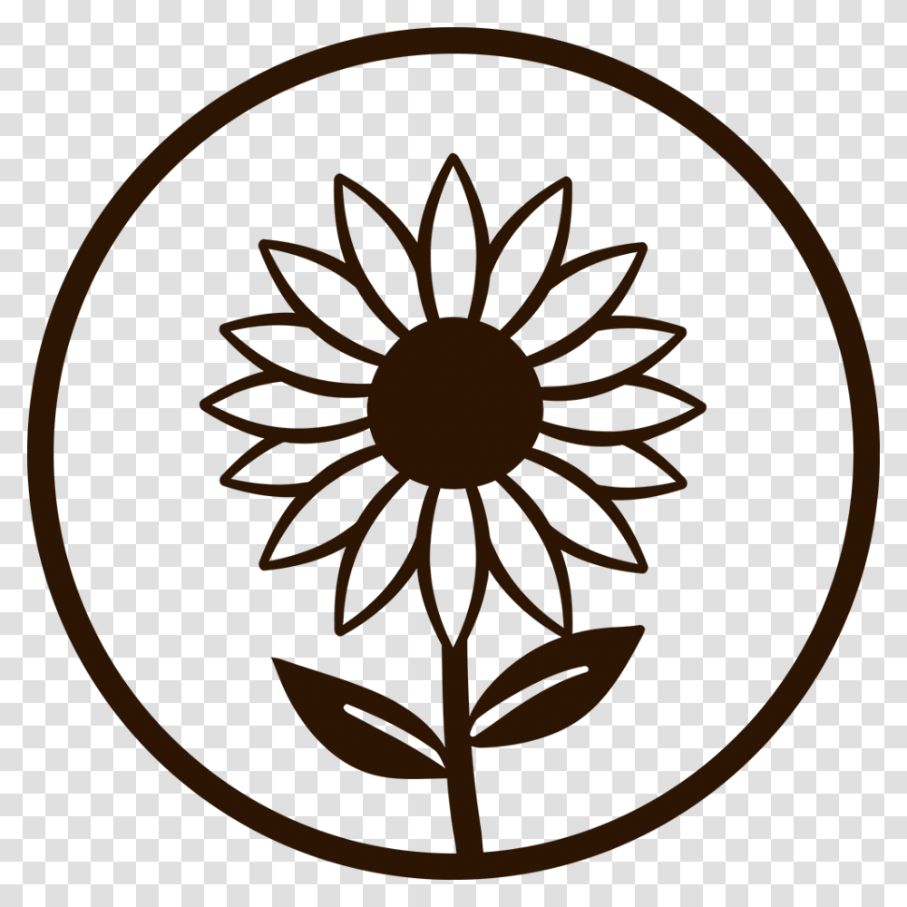 Vegan Dietary Restrictions Sunflower Vector Black And White, Insect, Invertebrate, Animal, Pattern Transparent Png
