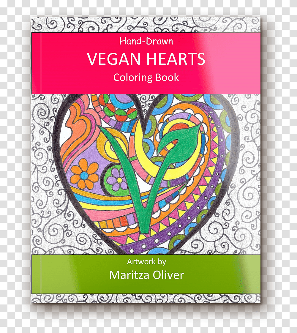 Vegan Heart Illustration, Poster, Advertisement, Flyer, Paper Transparent Png