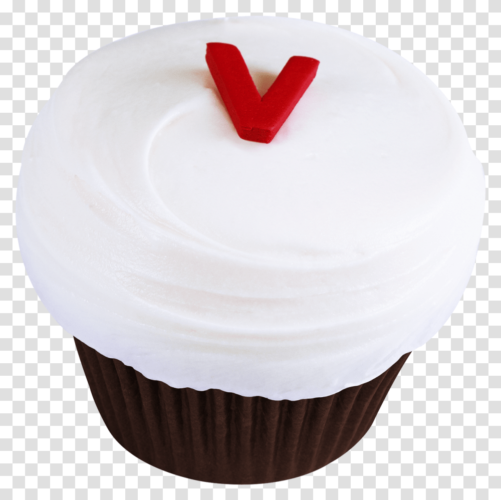 Vegan Red Velvet Cupcake Sprinkles Vegan Cupcake, Cream, Dessert, Food, Creme Transparent Png