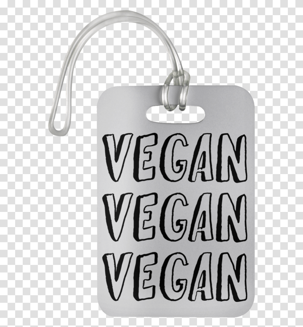 Vegan Vegan Vegan Luggage Bag Tag Calligraphy, Word, Alphabet, Soil Transparent Png