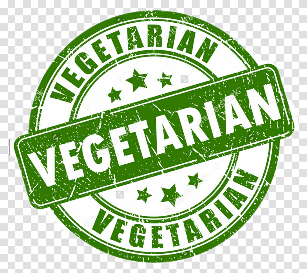 Vegan Vegetarian Stamp, Label, Logo Transparent Png