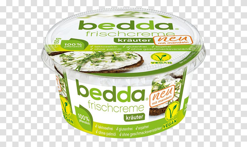 Veganer Frischcreme, Plant, Food, Dessert, Yogurt Transparent Png