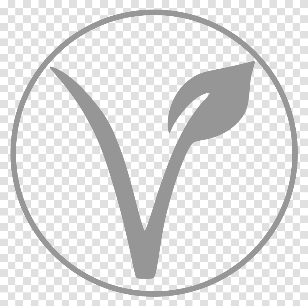 Veganism Vegan Symbol White, Logo, Trademark, Plant, Emblem Transparent Png