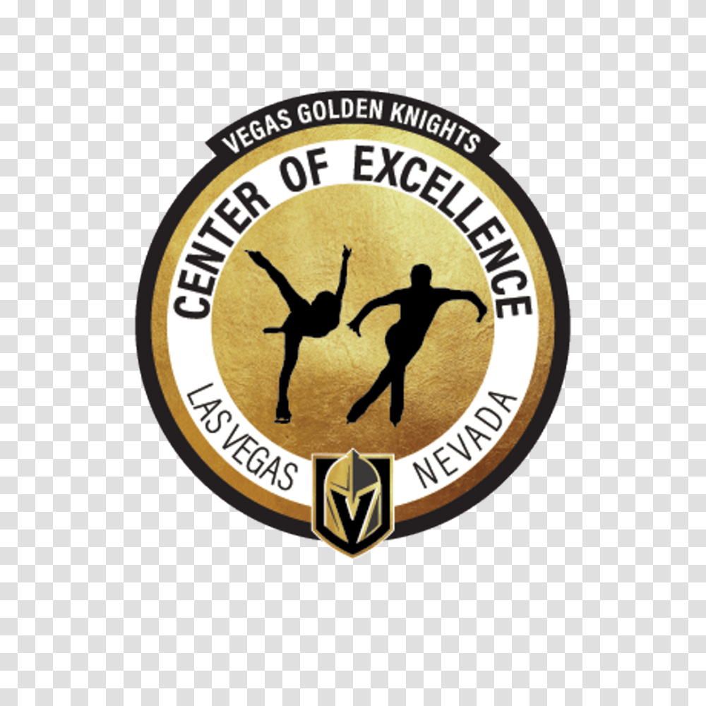 Vegas Golden Knights Center Of Excellence Logo Person People Transparent Png Pngset Com