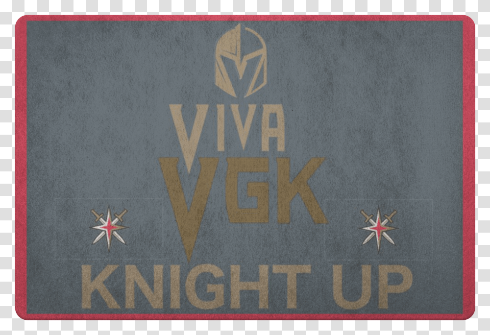 Vegas Golden Knights Housewarming Doormat Welcome Mat Emblem, Rug, Advertisement, Poster Transparent Png