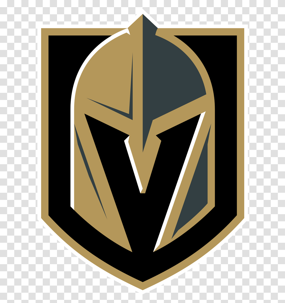 Vegas Golden Knights Logo, Trademark, Badge, Armor Transparent Png