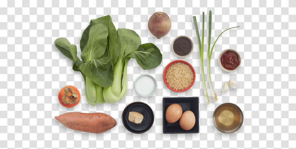 Vegetable Bibimbap With Red Choi Persimmon Amp Fried Superfood, Plant, Produce, Egg, Turnip Transparent Png