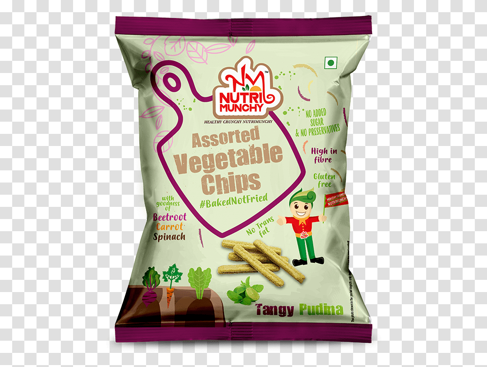 Vegetable Chips Pudina Tangy Vegetable Chip, Food, Snack, Flour, Powder Transparent Png