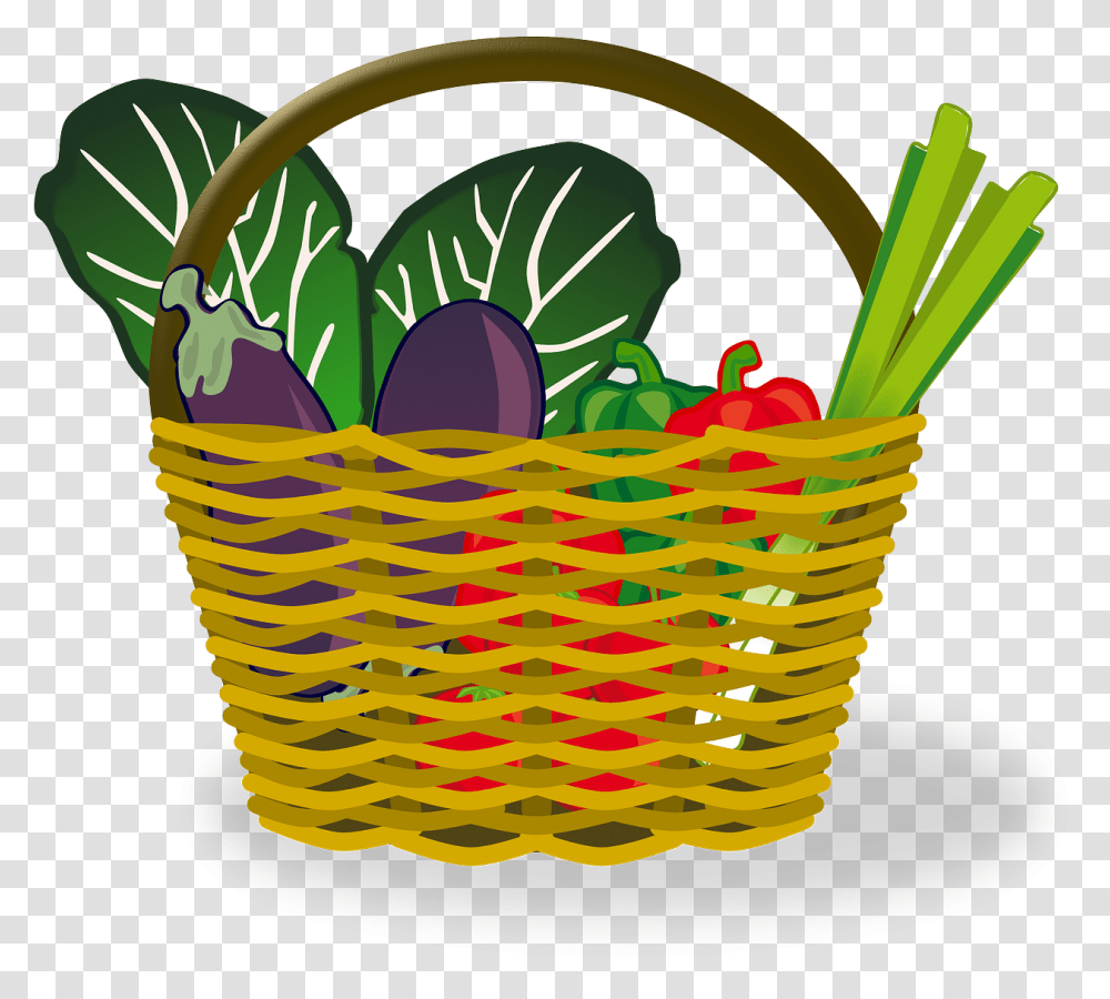 Vegetable Clip Art, Basket, Shopping Basket, Plant Transparent Png