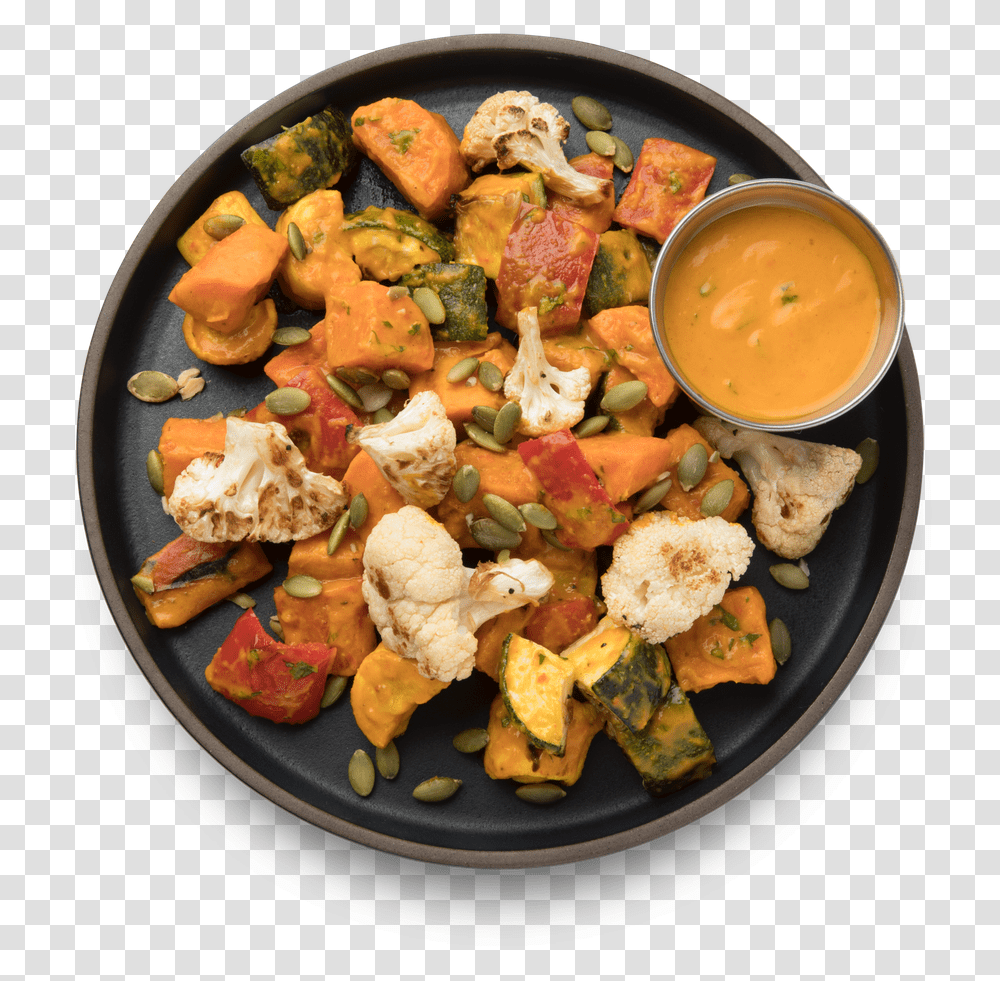 Vegetable Curry Fattoush, Dish, Meal, Food, Platter Transparent Png