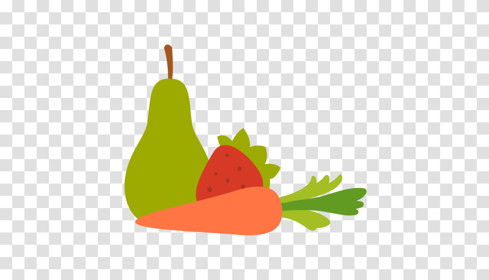 Vegetable Fruit Fruit Healthy Icon With And Vector Format, Plant, Food, Pear, Carrot Transparent Png