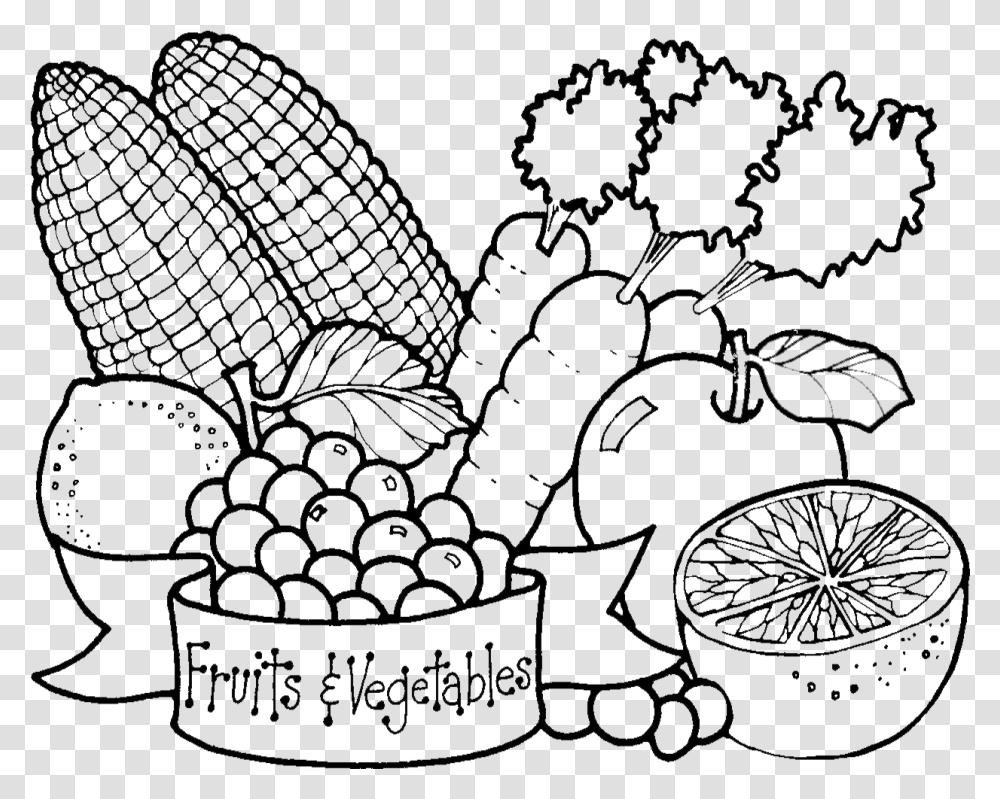 Vegetable Fruits And Vegetables Drawing, Nature, Outdoors, Astronomy, Outer Space Transparent Png