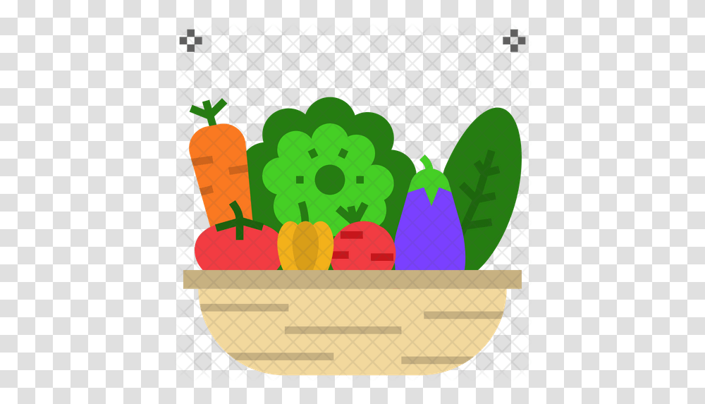 Vegetable Icon Veggie Icon, Basket, Plant, Food, Meal Transparent Png