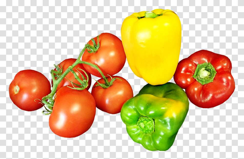 Vegetable, Plant, Food, Pepper, Bell Pepper Transparent Png