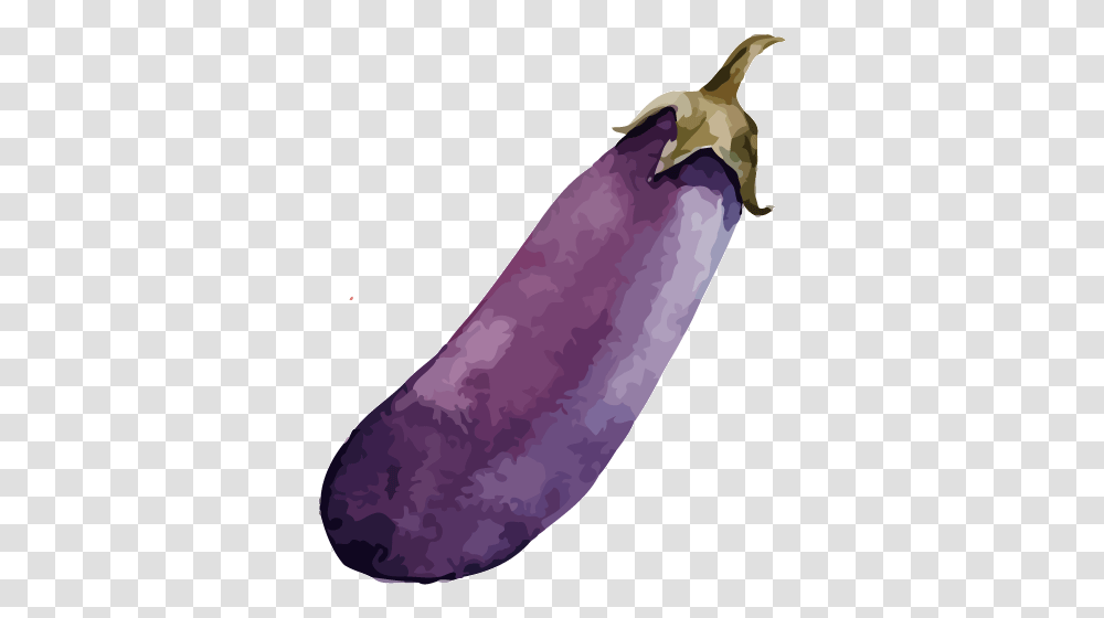 Vegetable Watercolor Painting Carrot Eggplant Download Clipart Watercolor Vegetables, Food, Purple Transparent Png