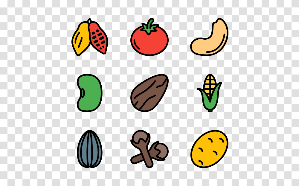 Vegetables And Seeds Free Icons, Plant, Food, Number Transparent Png