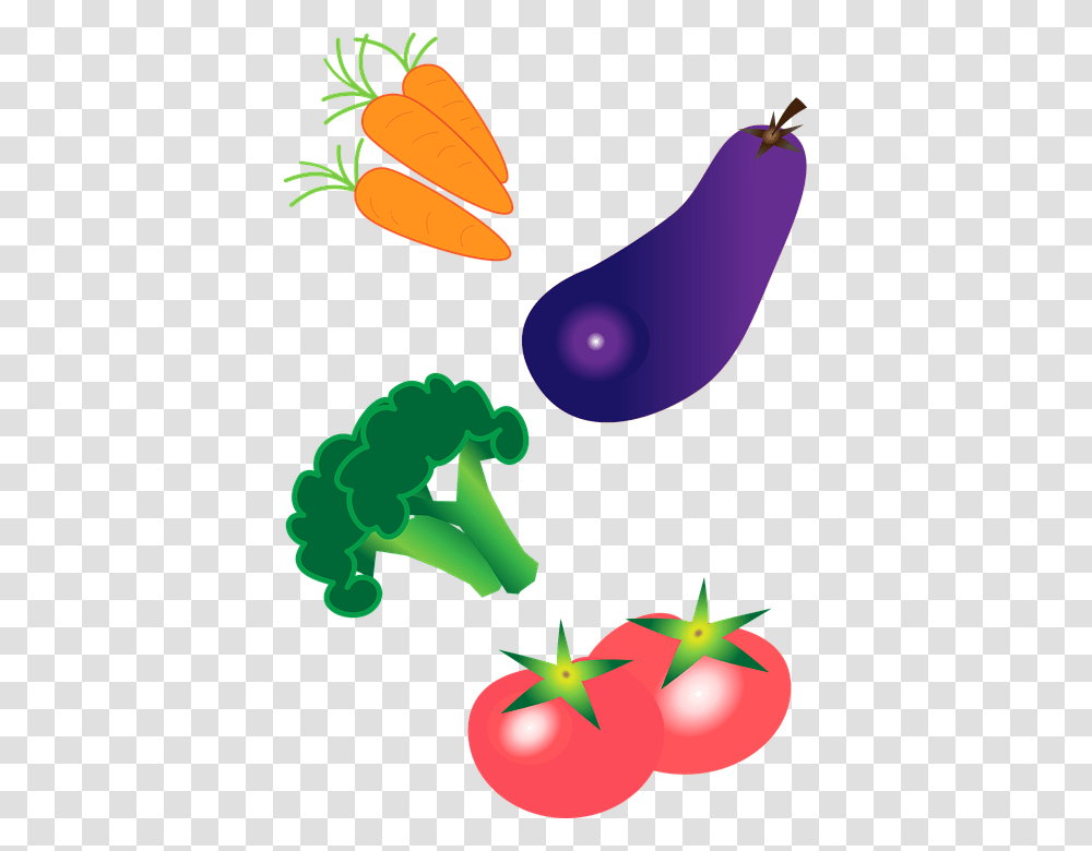 Vegetables Eggplant Carrot Tomatoes Vector Isolated Gambar Sayur Sayuran Animasi, Food, Purple, Broccoli, Outdoors Transparent Png