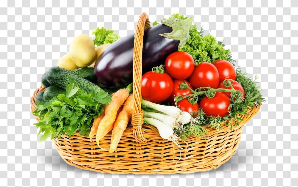 Vegetables In The Basket Download Vegetables In A Basket, Plant, Food, Eggplant, Produce Transparent Png