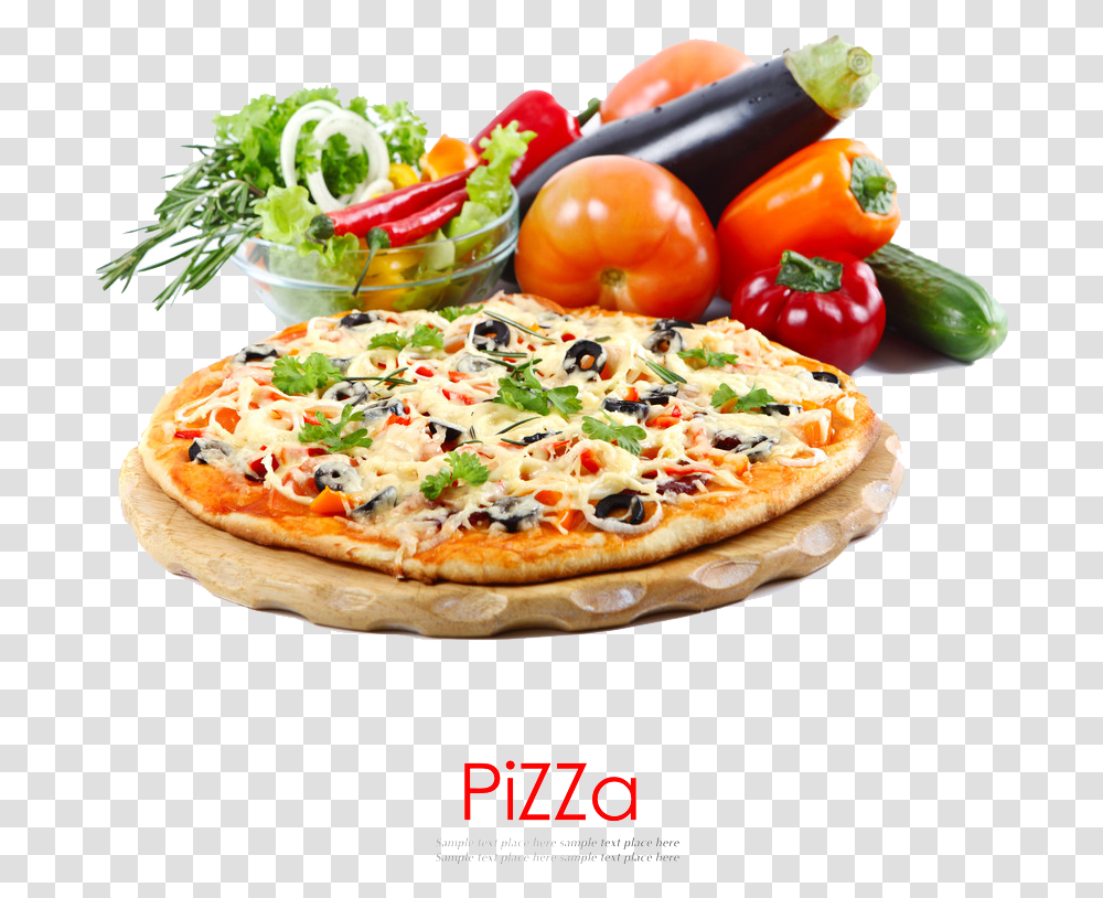 Vegetables Pizza, Food, Plant, Lunch, Meal Transparent Png