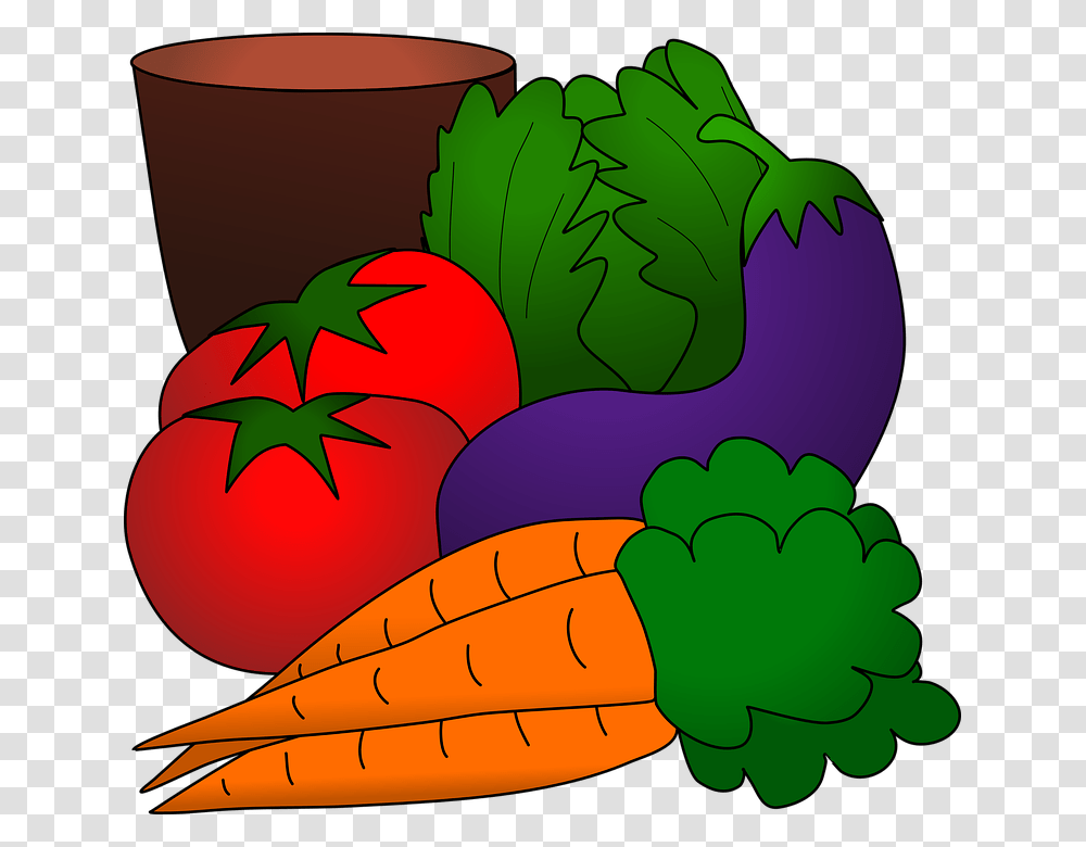 Vegetables Produce Harvest Lettuce Tomato Carrot Vegetables Cartoon, Plant, Food, Vegetation Transparent Png