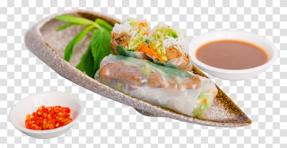 Vegetarian Fresh Spring Roll Rice Paper, Food, Meal, Burrito, Dish Transparent Png