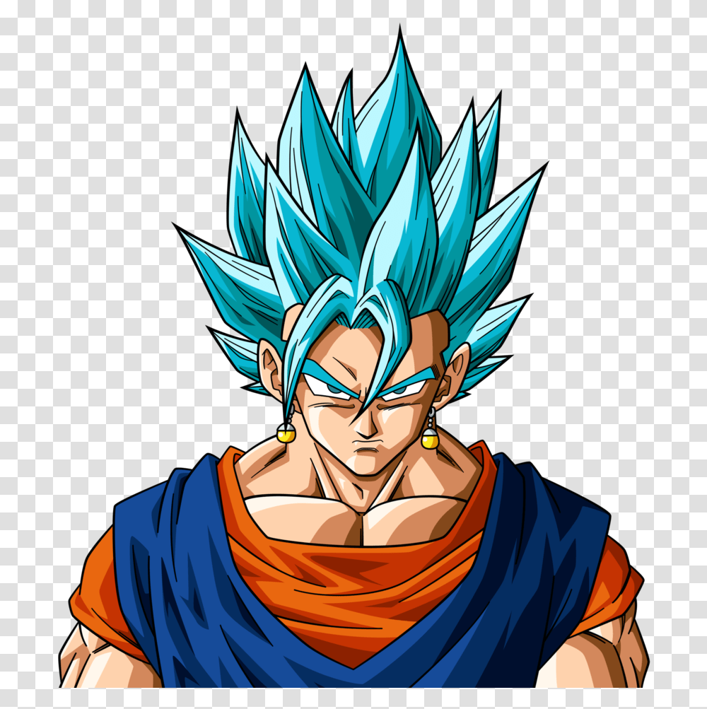 Vegetto Ssj Dios Azul, Comics, Book, Manga Transparent Png